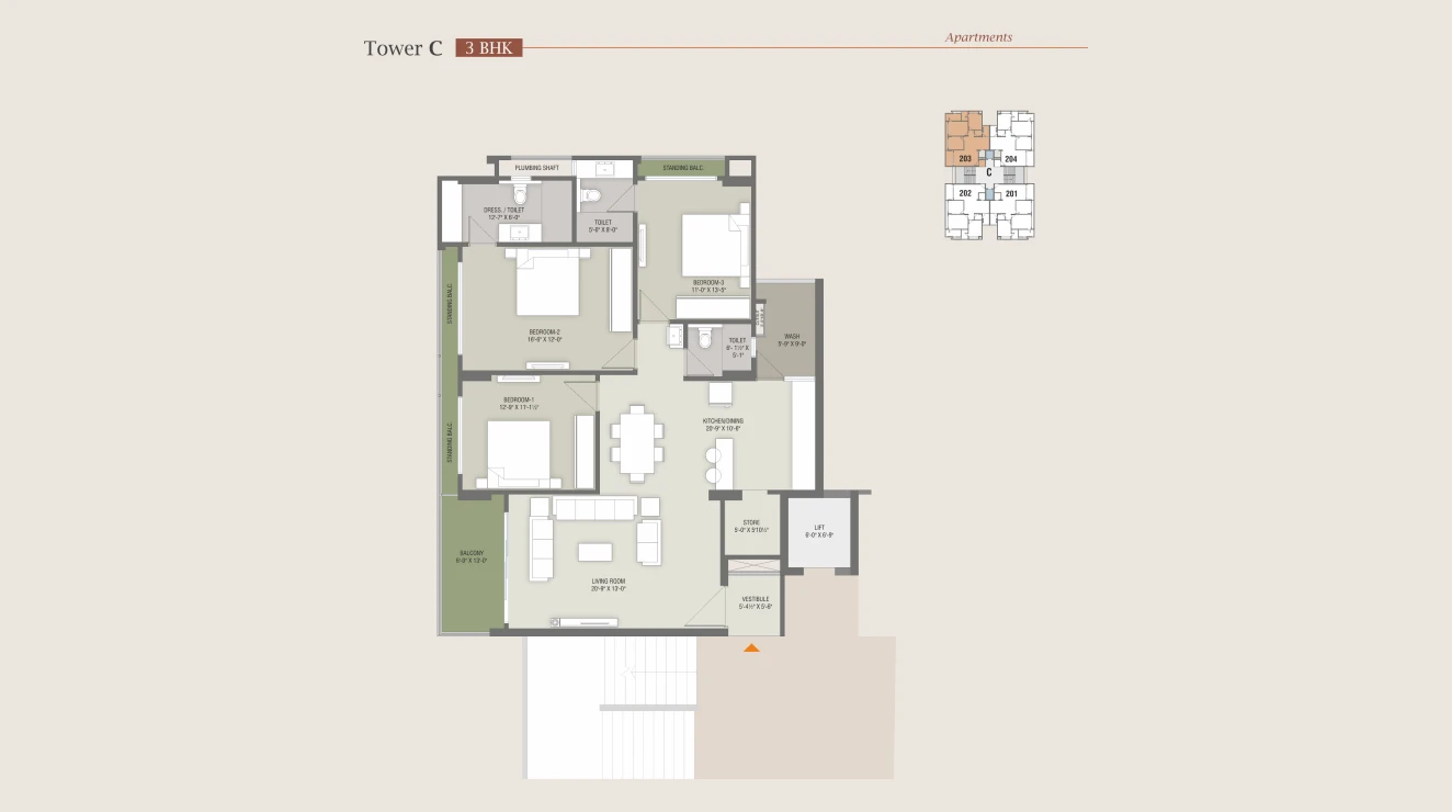 Tower C