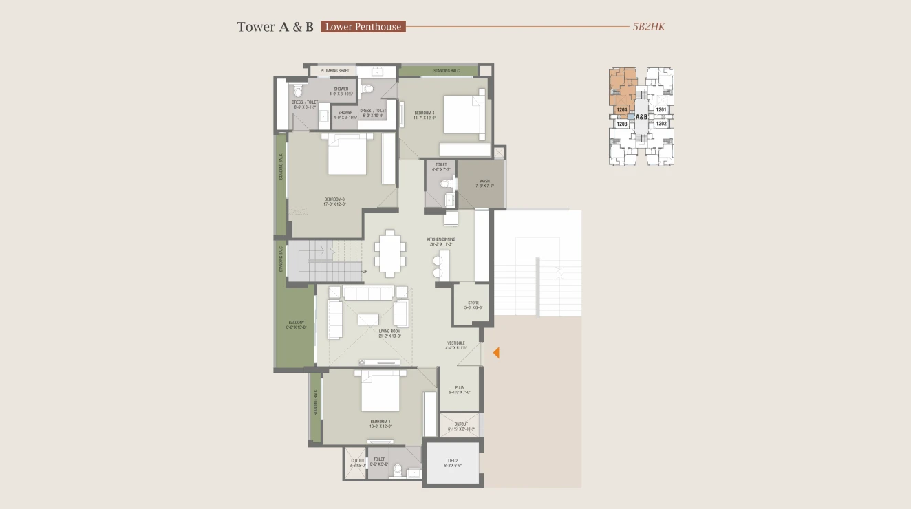 Tower A & B